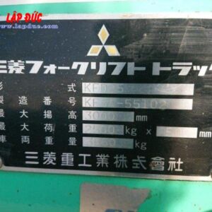 Xe nâng MITSUBISHI máy dầu 2.5 tấn FKD25 # 738556 giá rẻ