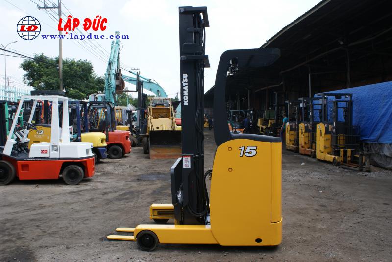 Xe nâng điện đứng lái KOMATSU 1.5 tấn FB15RL# 14 -146097 giá rẻ