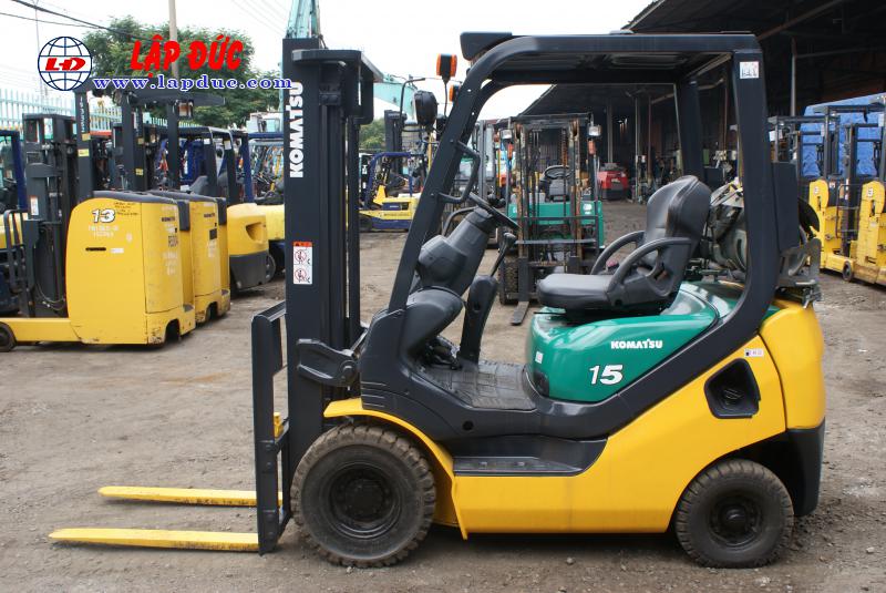 Xe nâng xăng cũ KOMATSU 1.5 tấn FG15LC20 # 659313 giá rẻ