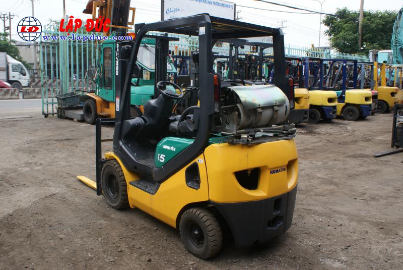 Xe nâng cũ động cơ xăng KOMATSU 1.5 tấn FG15LC20 # 659313 giá rẻ