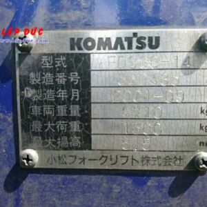 Xe nâng động cơ dầu 3 tấn KOMATSU FD30C-14 # 560485 giá rẻ