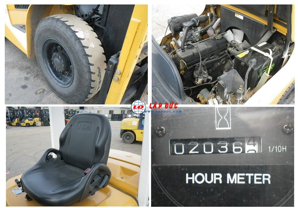 xe nâng xăng - ga 2.5 tấn TCM FG25T6
