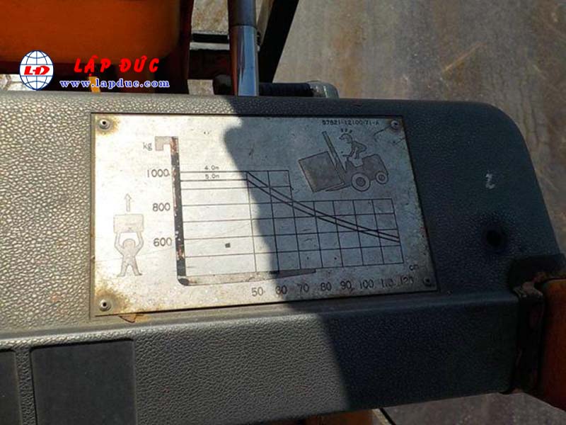 Xe Nâng Dầu 1 tấn TOYOTA 3FD10 # 41353