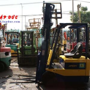Xe nâng điện ngồi lái cũ 1.3 tấn KOMATSU FB13M-3 giá rẻ