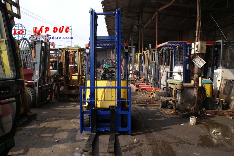 Xe nâng điện ngồi lái cũ KOMATSU 1.3 tấn FB13M-3 giá rẻ