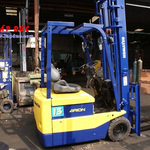 Xe nâng điện ngồi lái 1.3 tấn KOMATSU FB13M-3 giá rẻ