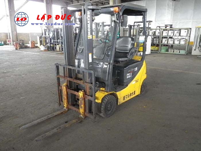 Xe nâng điện KOMATSU ngồi lái 1.5 tấn FB15-12 giá rẻ