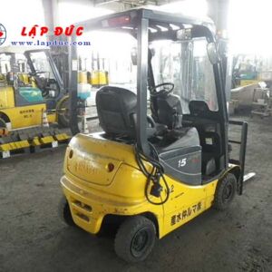 Xe nâng điện ngồi lái cũ 1.5 tấn KOMATSU FB15-12 giá rẻ
