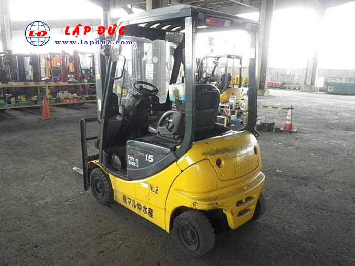 Xe nâng điện ngồi lái cũ KOMATSU 1.5 tấn FB15-12 giá rẻ
