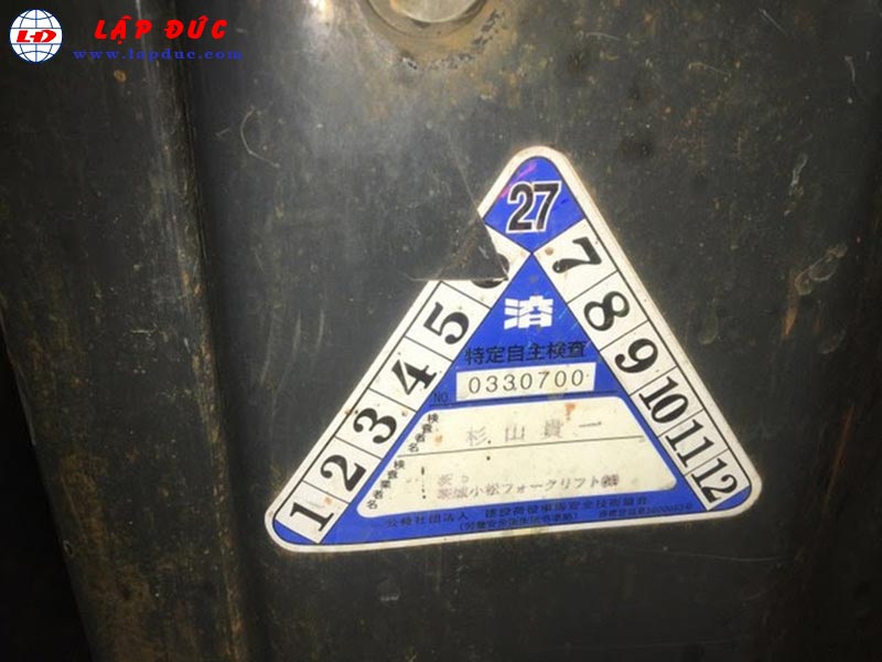 Xe nâng điện ngồi lái 1.8 tấn KOMATSU FB18GF-12