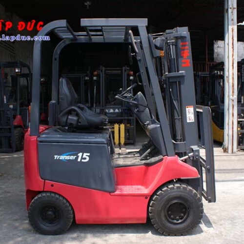 Xe nâng điện ngồi lái cũ NICHIYU 1.5 tấn FB15P-75-300 giá rẻ