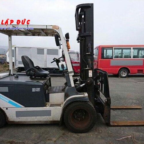 Xe nâng điện ngồi lái cũ UNI CARRIERS 3.5 tấn FB35-8S giá rẻ