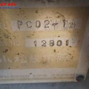 Xe cuốc KOMATSU PC02-1A