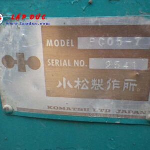 Xe cuốc KOMATSU PC05-7