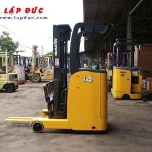 Xe nâng điện đứng lái cũ 1.4 tấn KOMATSU FB14RL-14 giá rẻ