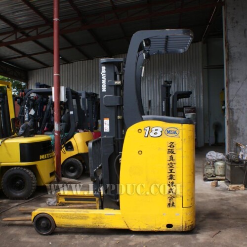 Xe nâng điện đứng lái cũ 1.8 tấn KOMATSU FB18RL-14