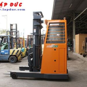 Xe nâng điện đứng lái cũ 3 tấn KOMATSU FB30RFV-4