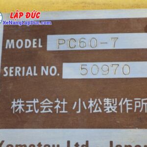 Xe cuốc KOMATSU PC60-7 # 50970