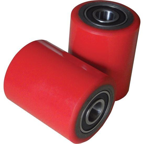 Bánh xe nâng tay 80x93mm chất liệu PU