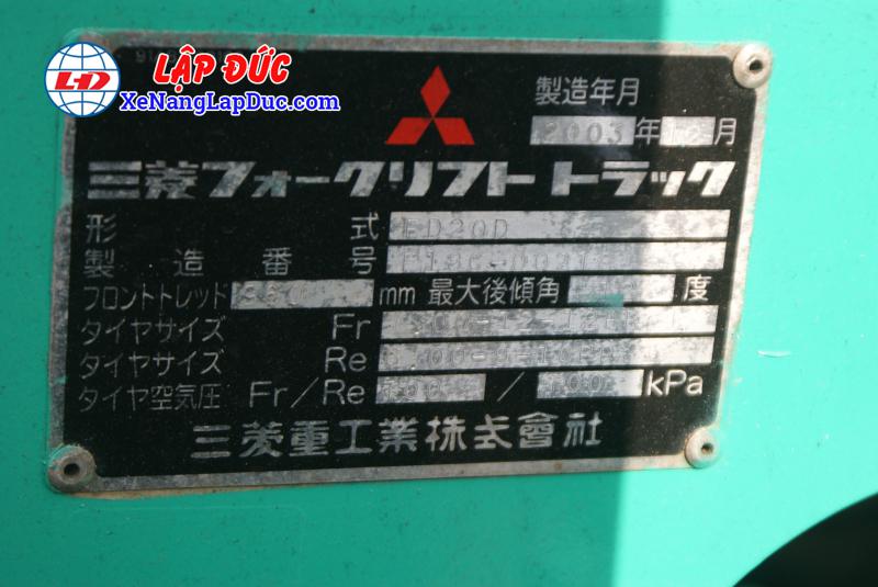 MITSUBISHI FD20D-7