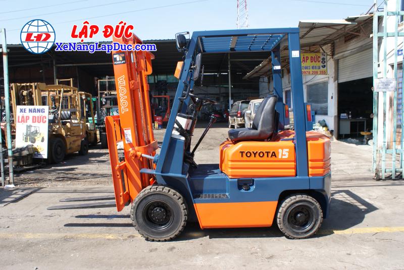Xe Nâng Xăng TOYOTA 5FGL15-2 Xe Nâng Xăng 1.5 tấn TOYOTA 5FGL15 # 17898
