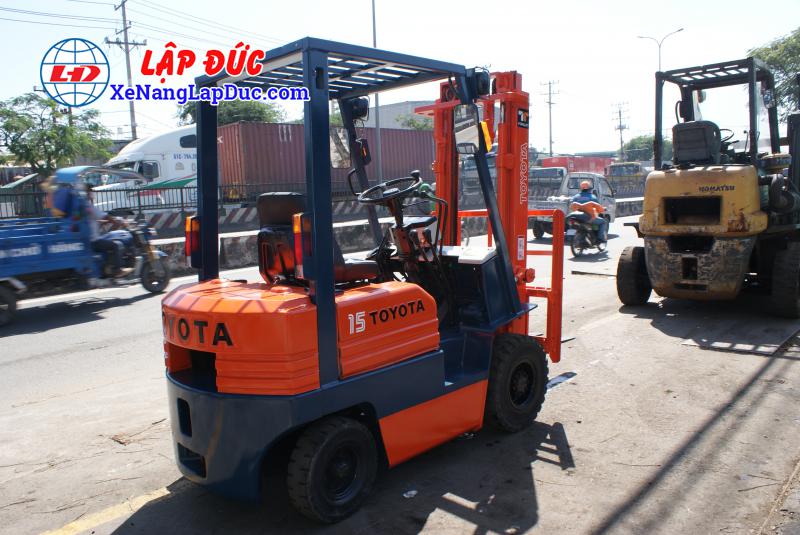 Xe Nâng Xăng TOYOTA 5FGL15-5 Xe Nâng Xăng 1.5 tấn TOYOTA 5FGL15 # 17898