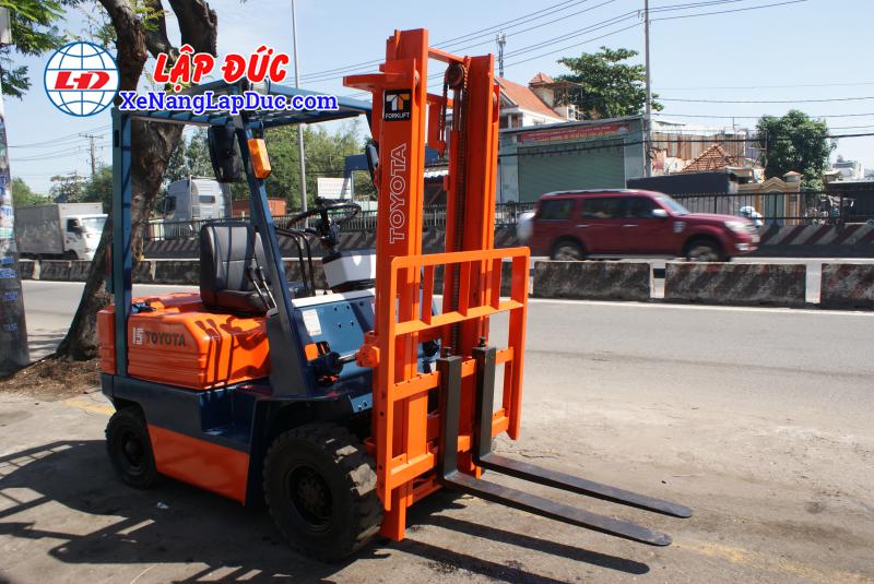 Xe Nâng Xăng TOYOTA 5FGL15-7 Xe Nâng Xăng 1.5 tấn TOYOTA 5FGL15 # 17898
