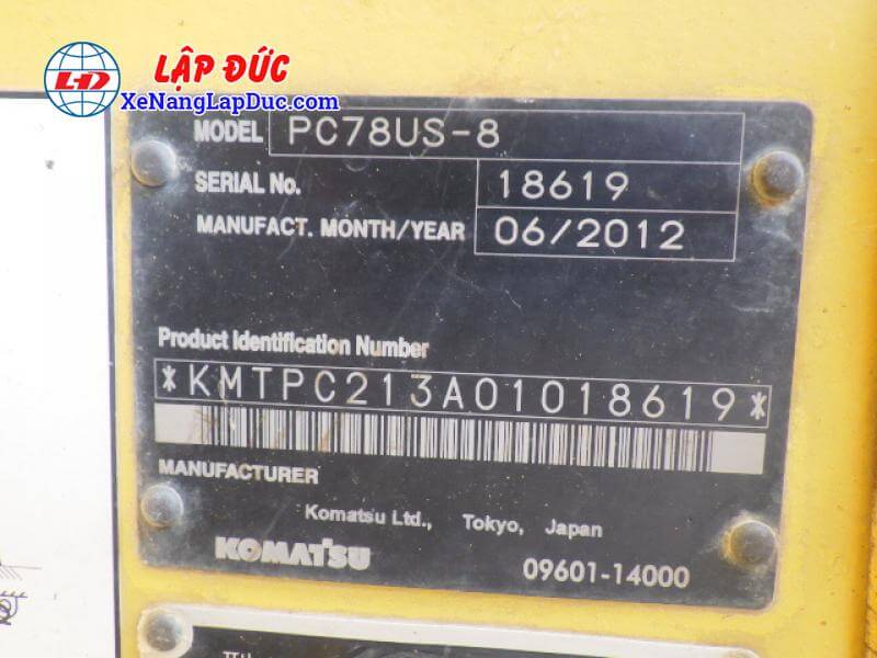 KOMATSU PC78US-18619-4