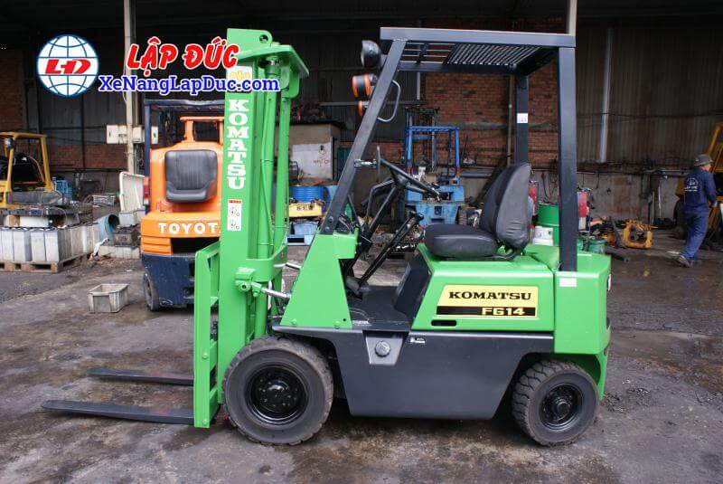 KOMATSU FG14-12 # 112615-4 Xe Nâng Máy Xăng 1.4 Tấn KOMATSU FG14-12 # 112615
