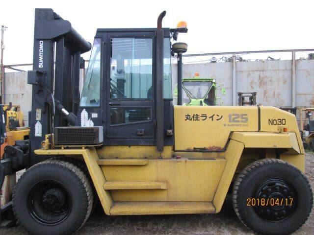 Xe nâng 12 tấn sumitomo Xe có khả năng làm việc trong thời gian dài mà không giảm hiệu suất công việc.