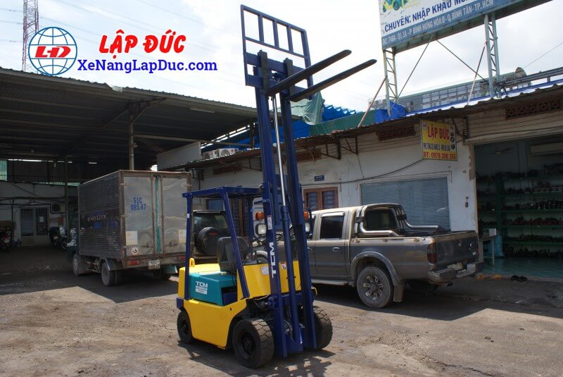 TCM FG15N2 # 2577433-1 Xe Nâng Xăng 1.5 tấn Cũ TCM FG15N2# 2577433