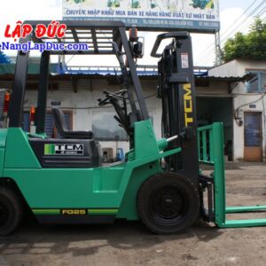 Xe Nâng Máy Xăng Cũ TCM FG25N3 # 23M44704