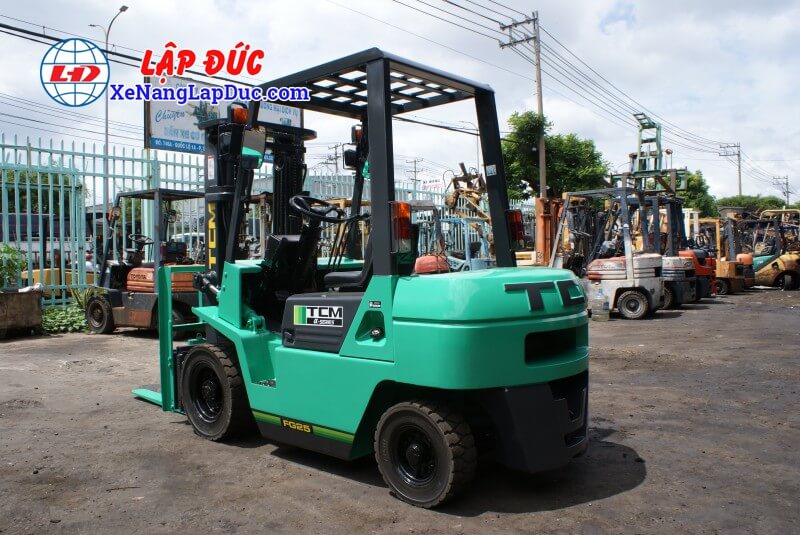 TCM-FG25N3--23M44704-5 Xe Nâng Máy Xăng Cũ TCM FG25N3 # 23M44704
