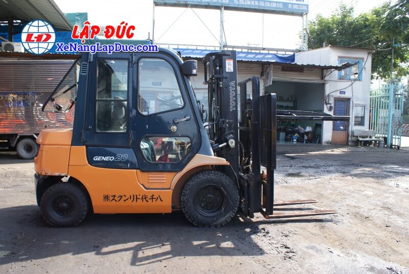 TOYOTA-7FGL20-#-13734-10 Xe Nâng Máy Xăng TOYOTA 7FGL20 # 13734