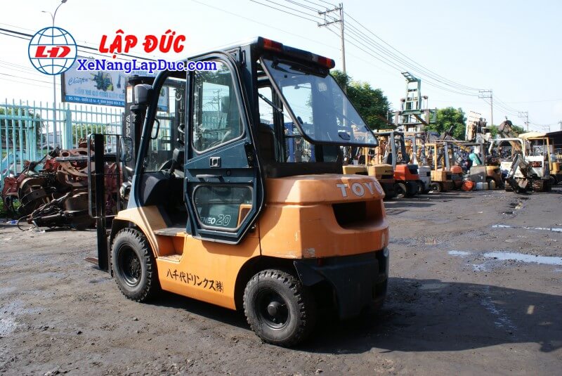 TOYOTA-7FGL20-#-13734-7 Xe Nâng Máy Xăng TOYOTA 7FGL20 # 13734