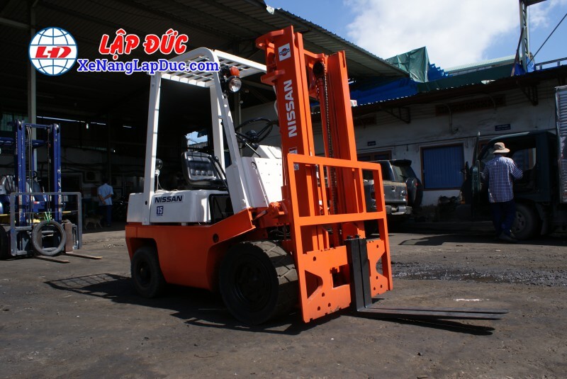NISSAN-F01M15-#-020699-1 Xe Nâng Máy Xăng Cũ NISSAN F01M15 # 020699