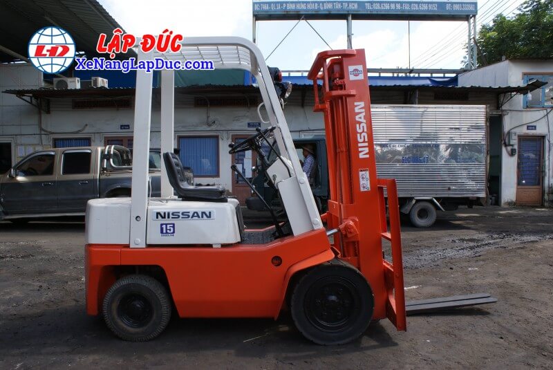 NISSAN-F01M15-#-020699-10 Xe Nâng Máy Xăng Cũ NISSAN F01M15 # 020699