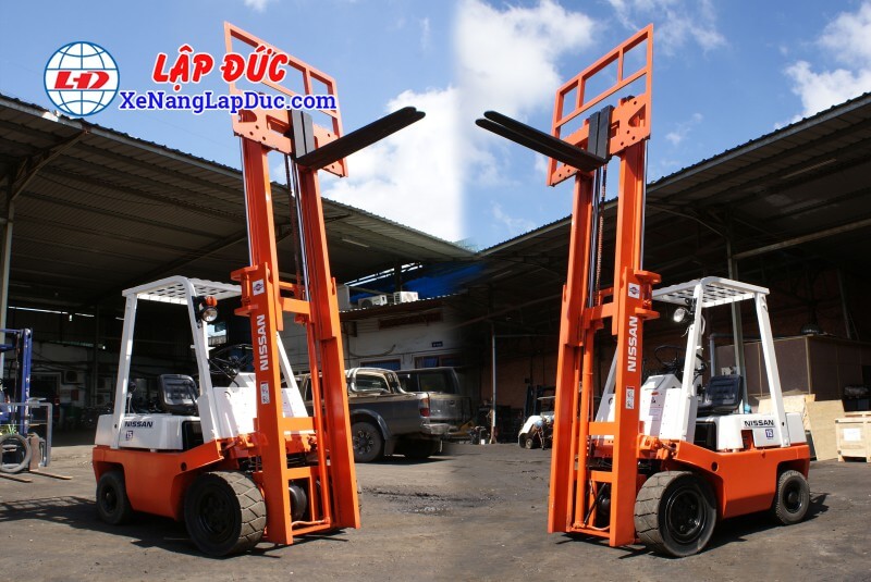 NISSAN-F01M15-#-020699-2 Xe Nâng Máy Xăng Cũ NISSAN F01M15 # 020699