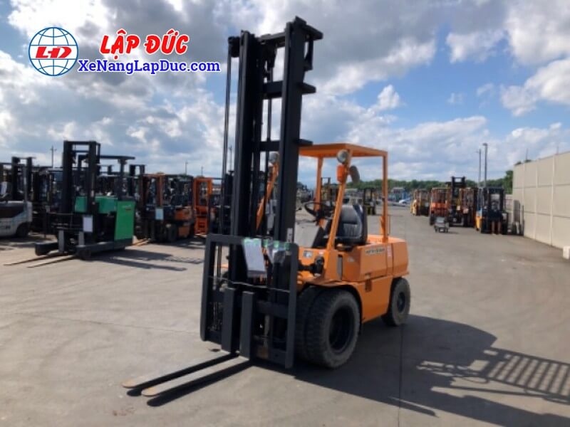 FD30-Serial-F14A-01671-0 Xe Nâng Dầu 3 Tấn MITSUBISHI FD30 # 01671