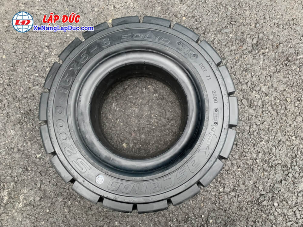 Lốp đặc 16X6 8 ASCENDO Lốp đặc 16X6 8 ASCENDO