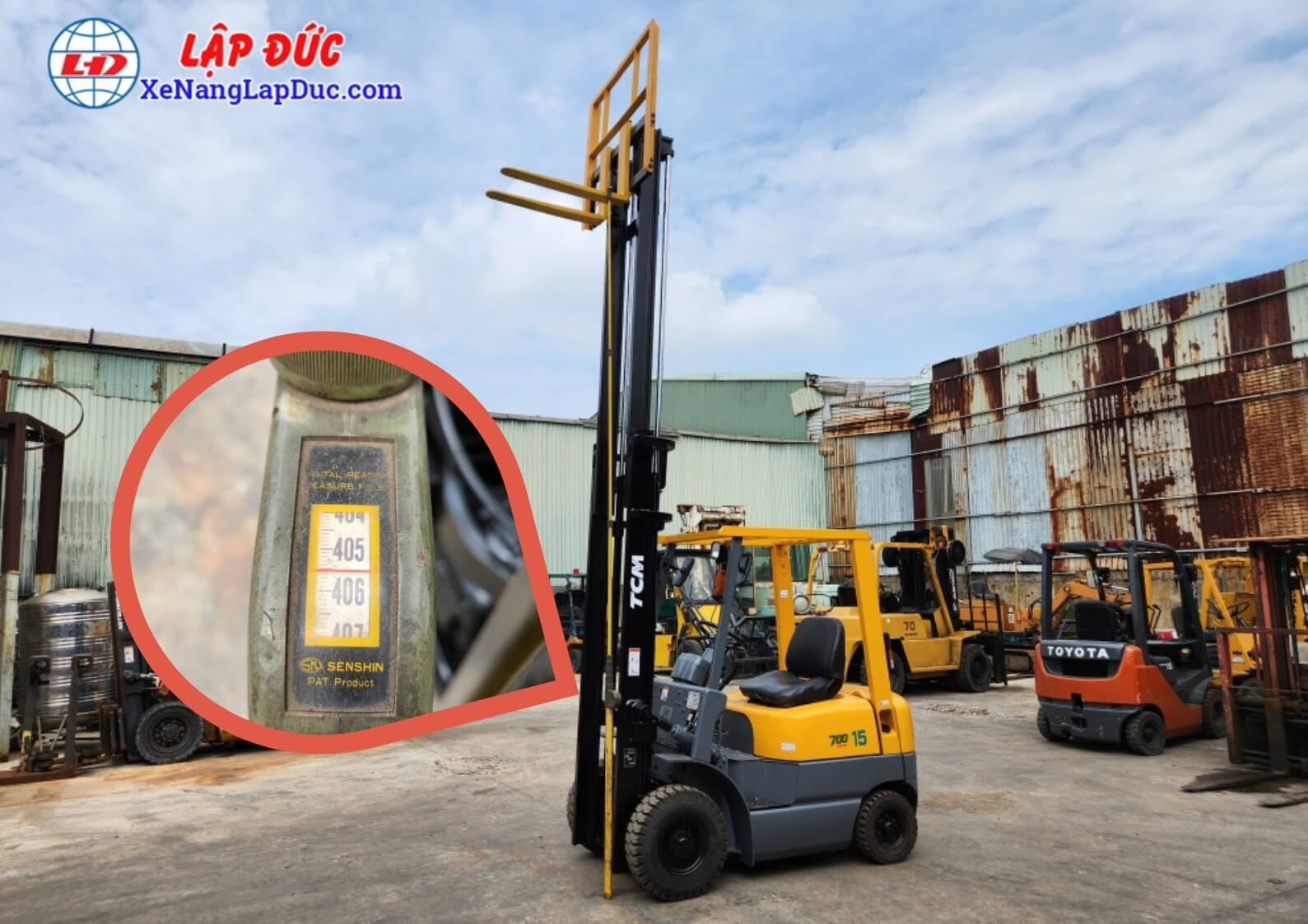 Xe Nâng Dầu TCM 1.5 tấn FD15Z18 Xe Nâng Dầu TCM 1.5 tấn FD15Z18