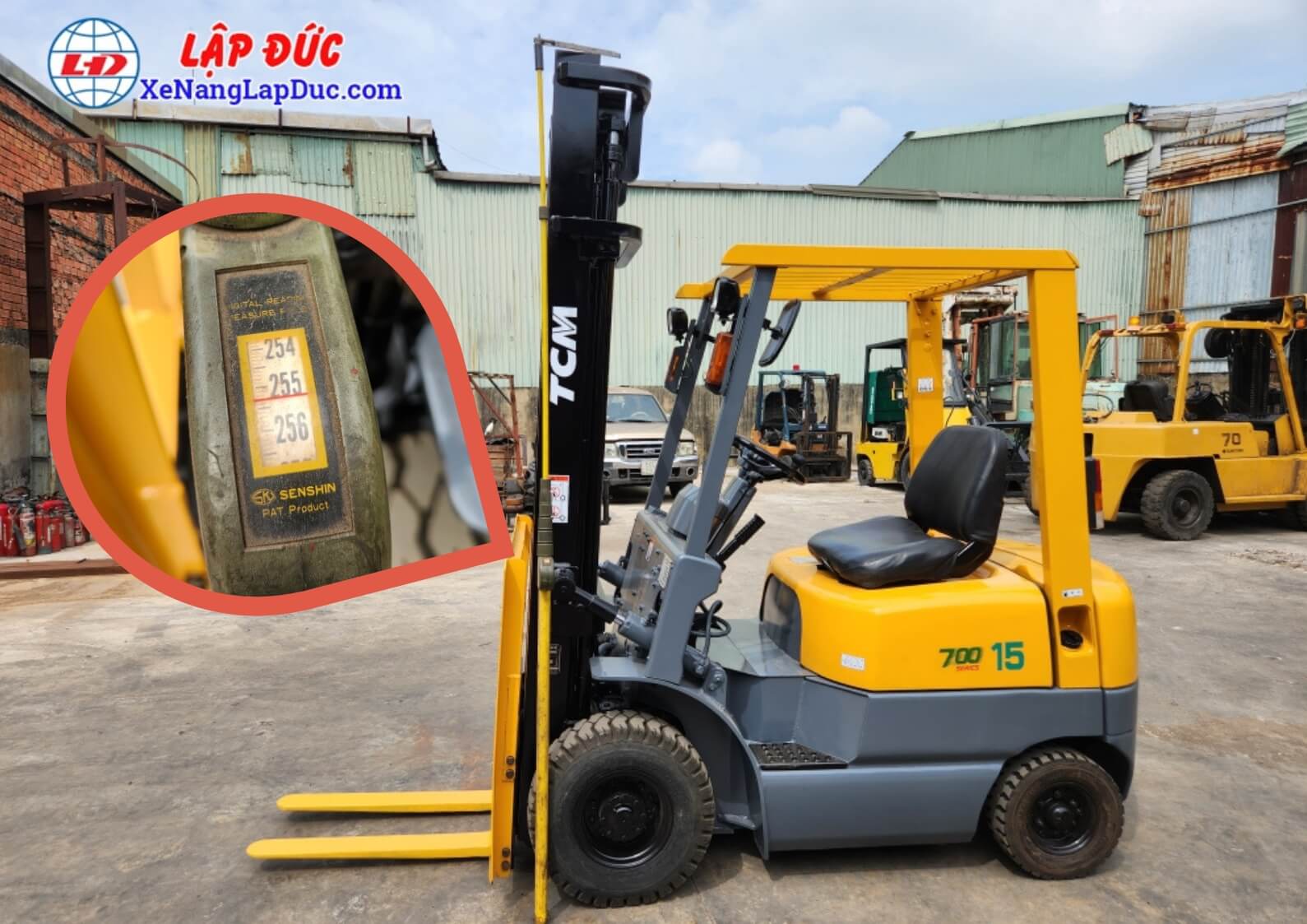 Xe Nâng Dầu TCM 1.5 tấn FD15Z18 Xe Nâng Dầu TCM 1.5 tấn FD15Z18