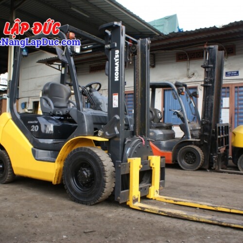 Xe Nâng Dầu 2 tấn KOMATSU FD20T-17 # 324397 càng xoay