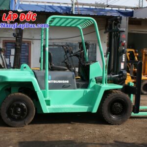 Xe Nâng 6 tấn máy Dầu giá rẻ MITSUBISHI FD60 # FD60-00481