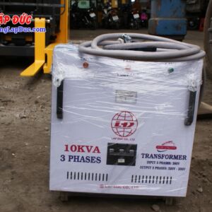 Biến áp dùng để chuyển điện 3pha 380v xuống 3 pha 200V để sạc bình cho xe