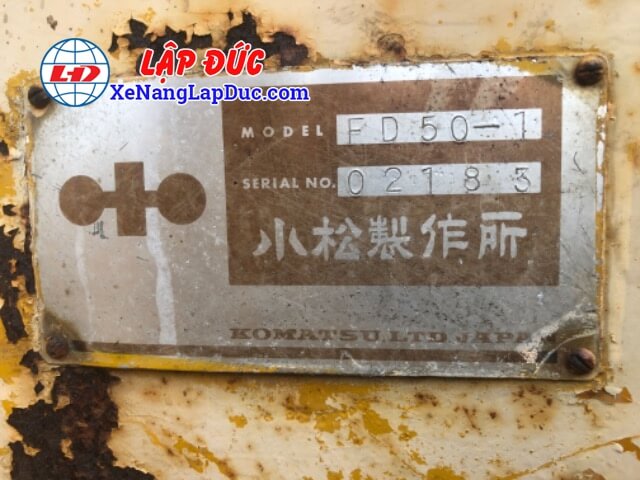 Xe nâng komatsu FD50-1 5 tấn máy dầu Xe nâng komatsu FD50-1 5 tấn máy dầu