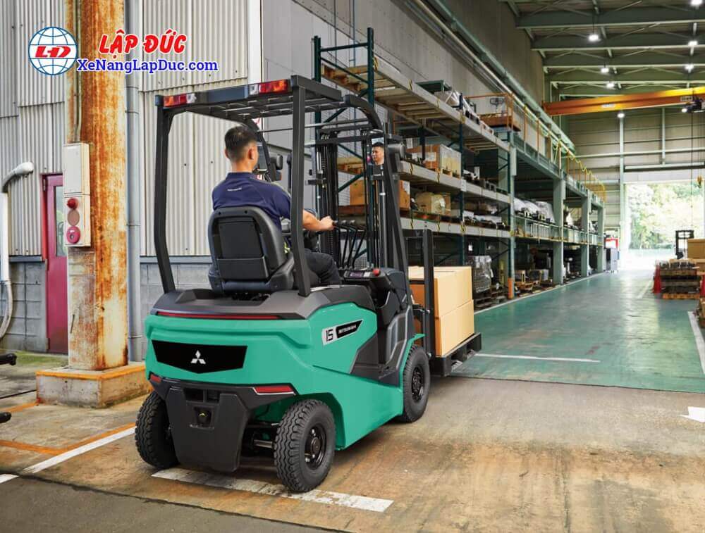 Xe nâng điện mitsubishi ngồi lái FB CB-2