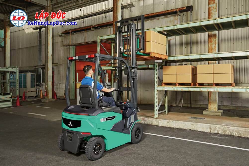 Xe nâng điện mitsubishi ngồi lái FB CB-4