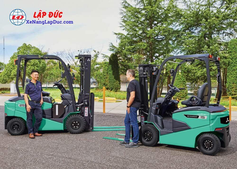 Xe nâng điện mitsubishi ngồi lái FB CB-7