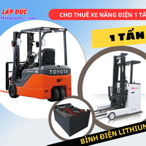 CHO THUÊ XE NÂNG ĐIỆN 1 TẤN